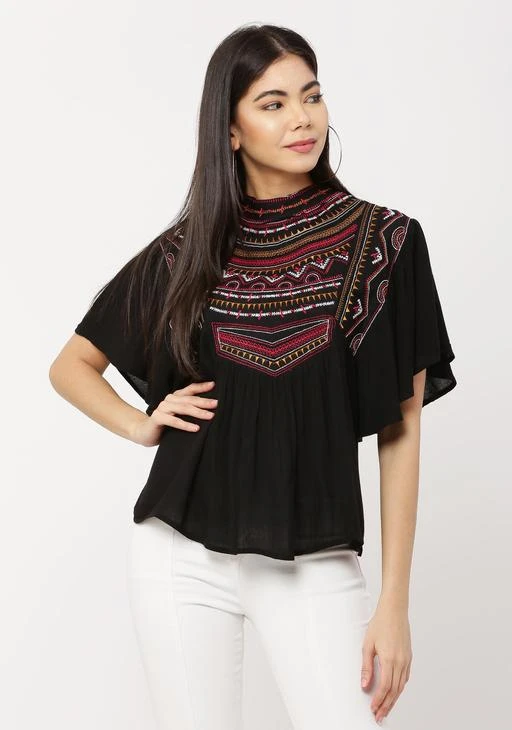 Checkout this latest Tops & Tunics
Product Name: *Classic Graceful Women Tops & Tunics*
Fabric: Cotton Blend
Sleeve Length: Short Sleeves
Pattern: Embroidered
Multipack: 1
Sizes:
M (Bust Size: 36 in, Length Size: 24 in) 
L (Bust Size: 38 in, Length Size: 24 in) 
XL (Bust Size: 40 in, Length Size: 24 in) 
XXL (Bust Size: 42 in, Length Size: 24 in) 
Country of Origin: India
Easy Returns Available In Case Of Any Issue


Catalog Rating: ★3.5 (17)

Catalog Name: Classic Graceful Women Tops & Tunics
CatalogID_13433908
C79-SC1020
Code: 752-53029301-997