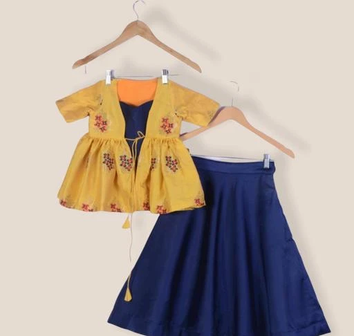 Checkout this latest Lehanga Cholis
Product Name: *Cute Stylus Kids Girls Lehanga Cholis*
Top Fabric: Cotton Silk
Lehenga Fabric: Cotton Silk
Sleeve Length: Short Sleeves
Top Pattern: Embroidered
Lehenga Pattern: Solid
Stitch Type: Stitched
Multipack: 1
Sizes: 
1-2 Years, 3-4 Years, 5-6 Years, 7-8 Years, 9-10 Years, 11-12 Years, 13-14 Years, 15-16 Years
Country of Origin: India
Easy Returns Available In Case Of Any Issue


SKU: QA-YCBTBPC
Supplier Name: EVERWILLOW

Code: 409-53034171-9981

Catalog Name: Princess Stylus Kids Girls Lehanga Cholis
CatalogID_13435443
M10-C32-SC1137