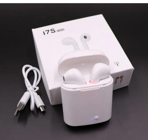 Checkout this latest Bluetooth Headphones & Earphones
Product Name: *Bluetooth Headphones & Earphones *
Product Name: Bluetooth Headphones & Earphones 
Brand Name: Others
Material: ABS Plastic
Product Type: Earbud
Type: In The Ear
Compatibility: All Smartphones
Net Quantity (N): 1
Color: White
Mic: Yes
Bluetooth Version: 5.0
Warranty_Type: Carry In
Charging Type: Micro USB
Battery Charge Time: 1 Hour
Battery Backup: 10 Hours
Frequency: 10 Hz
Play Time: 10 Hours
Noise Cancelling: Yes
Water Resistant: Yes
Exquisite design and lightweight volume will give you a better experience. Multi button control will make it easier for you to use the product. Metal dust net. The metal dust screen prevents dust from entering the headphone hole and interferes with your experience
Sizes: 
Free Size (Length Size: 10 cm) 
Country of Origin: India
Easy Returns Available In Case Of Any Issue


SKU: I7S-1-6
Supplier Name: SKY HIGH TECH

Code: 723-53261989-999

Catalog Name:  Bluetooth Headphones & Earphones
CatalogID_13510522
M11-C36-SC1374