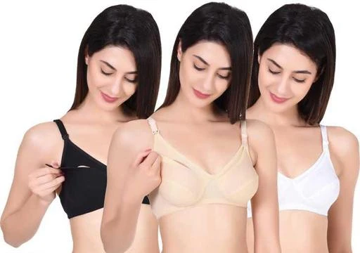 Checkout this latest Feeding Bra
Product Name: *CYXUS -Sassy Woman Feeding Bra Non Padded With *
Fabric: Cotton Blend
Net Quantity (N): 3
CYXUS -Sassy Woman Feeding Bra Non Padded With 
Sizes: 
32B (Overbust Size: 33 in, Underbust Size: 28 in) 
36B, 40B, 34C, 38C
Country of Origin: India
Easy Returns Available In Case Of Any Issue


SKU: CYXUS Sassy Women Feeding Bra Mother Maternity Non Padded Bra SKU ID
Supplier Name: WS TRADERS

Code: 833-53272036-994

Catalog Name: Sassy Women  Feeding Bra
CatalogID_13513664
M04-C53-SC1824