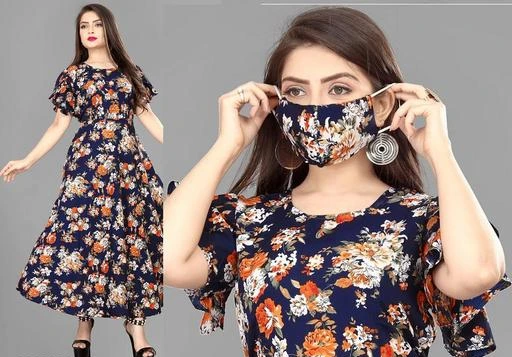 Checkout this latest Dresses
Product Name: *Maxi Dress*
Fabric: Crepe
Sleeve Length: Short Sleeves
Pattern: Printed
Multipack: 1
Sizes:
S (Bust Size: 36 in, Length Size: 50 in) 
M (Bust Size: 38 in, Length Size: 50 in) 
L (Bust Size: 40 in, Length Size: 50 in) 
XL (Bust Size: 42 in, Length Size: 50 in) 
XXL (Bust Size: 44 in, Length Size: 50 in) 
XXXL
Country of Origin: India
Easy Returns Available In Case Of Any Issue


Catalog Rating: ★3.9 (109)

Catalog Name: Trendy Glamorous Women Dresses
CatalogID_13516446
C79-SC1025
Code: 663-53280814-998