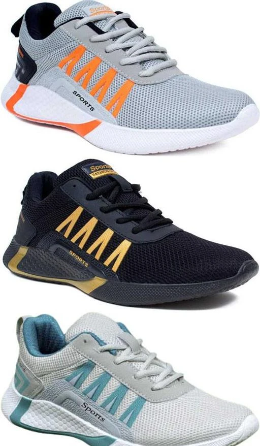 Checkout this latest Sports Shoes
Product Name: *Relaxed Graceful Men Sports Shoes*
Material: Canvas
Sole Material: PVC
Fastening & Back Detail: Lace-Up
Pattern: Solid
Net Quantity (N): 3
These shoes are comfortable while walking and very lightweight and durable. Smarten up your look by wearing this Casual Shoes for Boys and Men. Featuring a Trendy Design. The shoe looks good and the quality is also good. We would suggest to check the size chart and order according that.
Sizes: 
IND-6, IND-7, IND-8, IND-9, IND-10
Country of Origin: India
Easy Returns Available In Case Of Any Issue


SKU: COMBU(RK)-406-408-409
Supplier Name: RAMA KRISHNA TRADERS

Code: 998-53351839-7941

Catalog Name: Relaxed Graceful Men Sports Shoes
CatalogID_13539731
M06-C56-SC1237