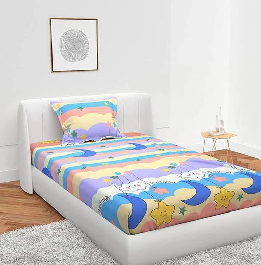 Checkout this latest Bedsheets_0-500
Product Name: *Grace Home Cotton Feel Cartoon Kids Bedsheet for Single Bed, 1 Full Size Soft Single Bad sheet ( 60 x 90 Inches ) with One Pillow Covers ( 18 x 28 Inches ) for Boy, Girls Room, Color Sky Multi, Size- Full*
Fabric: Microfiber
Type: Flat Sheets
Quality: Superfine
No. Of Pillow Covers: 1
Ideal For: Kids
Thread Count: 220
Multipack: 1
Grace Home Design Process: Reactive printing and dyeing with steam fixed colors combine circular quilting process. ?Advantage: This bedsheet is Healthier for the baby & kids skin, ultra-soft and breathable, perfect for cool summer nights. ?Cartoon Design: Cute Cartoon design is very popular with children, so that kids can also have their favorite unicorn cartoon friends in their sleep.This bedsheet allowing the child to reduce anxiety, relax, have a sense of security, comfort, and sleep soundly.The child sleeps soundly, and the parents are less worried. This bedsheet is made with luxurious fabric and is genuinely soft. This baby bedsheet will be with you for years because the high quality. ?This bedsheet is perfect for your childeran :The soft, gentle nature of this bedsheet will calm your baby and keep them comfortable in many settings. ?Perfect gift for your kids-babies. ?Don’t buy the cheep & copy products for your kids. :Your kids deserves the softest and most comfy bedsheet
Country of Origin: India
Easy Returns Available In Case Of Any Issue


SKU: hzC1x2D-
Supplier Name: Grace Home

Code: 433-53452415-999

Catalog Name: Graceful Bedsheets
CatalogID_13571867
M08-C24-SC2530
