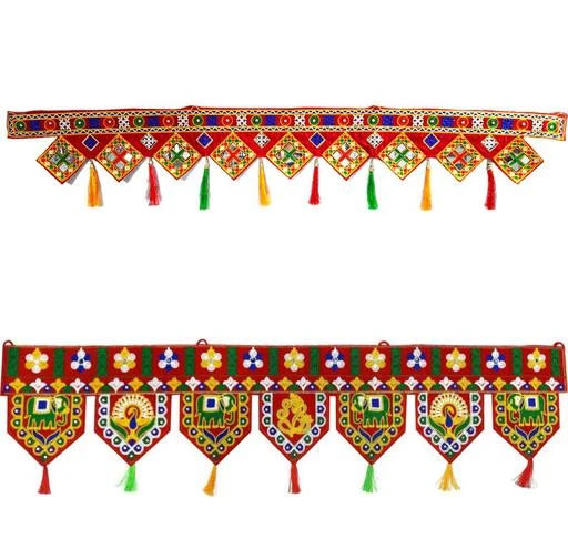 Checkout this latest Wall Decor & Hangings
Product Name: *HANUMANTE ENTERPRISE Toran Bandarwal & Traditional Door Hanging for Home Toran(Velvet)*
Material: Handicraft
Ideal For: All Purpose
Type: Festive Toran
Product Length: 90 cm
Product Height: 20 cm
Product Breadth: 1 cm
Net Quantity (N): 2
•Suitable For Door, Wall, Puja Area ,You can decorate your sweet homes (Pack of 2)   •Embroidered work on Velvet(Handicraft). •Decorative door hanging Toran.  •Environment Friendly Material.
Country of Origin: India
Easy Returns Available In Case Of Any Issue


SKU: GuCIKN-Z
Supplier Name: Hanumante Enterprise

Code: 022-53453816-999

Catalog Name: Elegant Wall Decor & Hangings
CatalogID_13572292
M08-C25-SC2524