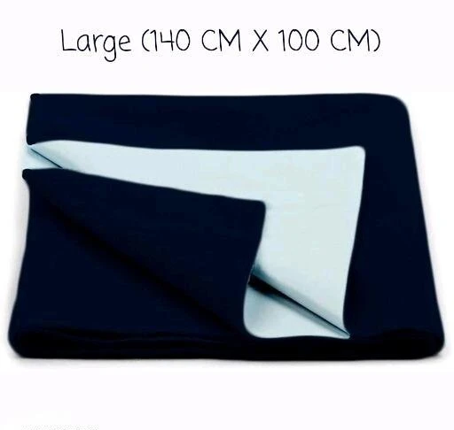 Checkout this latest Baby Mats & Bed Protector
Product Name: *QUICK DRY WATERPROOF & WASHABLE DRY SHEET (DARK BLUE) (LARGE) (55X40 INCHES / 140X100 CM) (PACK OF 1) bed protecter*
Material: Cotton
Net Quantity (N): 1
