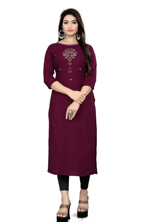 Checkout this latest Kurtis
Product Name: *Abhisarika Fabulous Kurtis*
Fabric: Cotton
Sleeve Length: Three-Quarter Sleeves
Pattern: Embroidered
Combo of: Single
Sizes:
M, L, XXL
Country of Origin: India
Easy Returns Available In Case Of Any Issue


SKU: Riza Kurti_Violet
Supplier Name: ASHWATH TRENDZ

Code: 014-53578783-9901

Catalog Name: Abhisarika Fabulous Kurtis
CatalogID_13611446
M03-C03-SC1001
