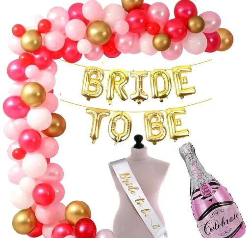Checkout this latest Party Supplies
Product Name: *Realistic Store Bride To Be Letter Balloons and HD Metallic Balloons & Champagne Foil with Sash Combo Set Bridal Shower For Bachelorette Party Decoration Kit (Pack of 41) (Gold-Pink)*
Type: Foil Balloons
Color: Gold
Age Group: Up to 12 months
Multipack: 1
Country of Origin: India
Easy Returns Available In Case Of Any Issue


SKU: w3khLHsA
Supplier Name: REALISTIC STORE

Code: 413-53626201-999

Catalog Name: Designer Party Supplies
CatalogID_13628585
M08-C25-SC2525