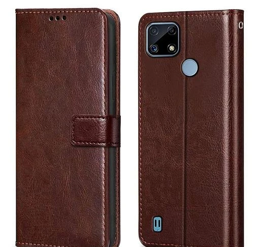 Checkout this latest Mobile Cases & Covers
Product Name: *Realme C21*
Product Name: Realme C21
Material: Artificial Leather
Compatible Models: realme C21
Color: Brown
Warranty Type: Replacement
Warranty Period: 1 Month
Theme: No Theme
Net Quantity (N): 1
Type: Flip
Invest in your brand new device's protection today through this fit to use executive Black leather stand wallet case flip cover and save yourself from the heartbreak and agony of watching the scratches and damages on your device multiply periodically. This sleek executive flip cover case is designed to a perfect fit on your mobile and glossy leather surface further adds to its polished looks. This pouch comes with inner TPU back cover that does not break easily and aids in shock absorption during impacts. This wallet case comes with card slots to store receipts, cards or emergency cash. You can now video chat or watch movies hands free in landscape mode with the wallet stand. Perfect and precise cutouts allow easy access to all ports.
Country of Origin: India
Easy Returns Available In Case Of Any Issue


SKU: REALME C21 (COFFEE)
Supplier Name: GUPTA&SONS

Code: 291-53671076-9941

Catalog Name: realme C21 Cases & Covers
CatalogID_13642815
M11-C37-SC1380