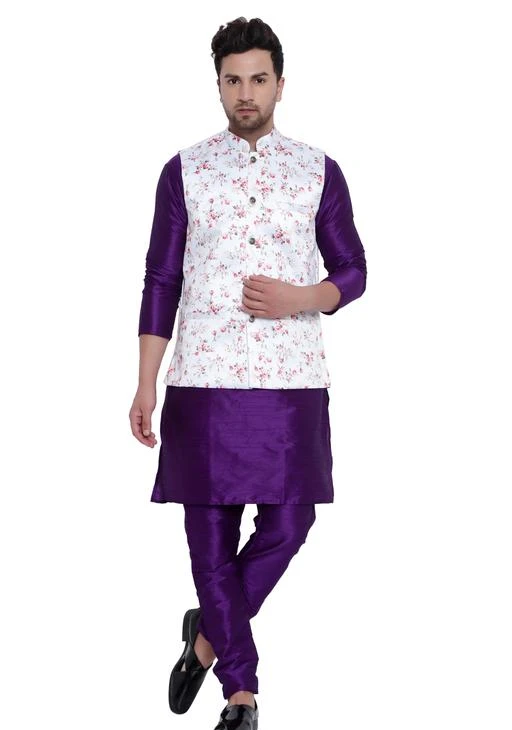 Checkout this latest Ethnic Jackets
Product Name: *Classic Men Ethnic Jackets*
Fabric: Satin
Sleeve Length: Long Sleeves
Pattern: Solid
Combo of: Single
Sizes: 
M (Chest Size: 20 in, Length Size: 27 in, Waist Size: 19 in, Hip Size: 20 in, Shoulder Size: 15 in) 
L (Chest Size: 21 in, Length Size: 28 in, Waist Size: 20 in, Hip Size: 21 in, Shoulder Size: 16 in) 
XL (Chest Size: 22 in, Length Size: 29 in, Waist Size: 21 in, Hip Size: 22 in, Shoulder Size: 17 in) 
Country of Origin: India
Easy Returns Available In Case Of Any Issue



Catalog Name: Classic Men Ethnic Jackets
CatalogID_13643791
C66-SC1202
Code: 0821-53674536-9943
