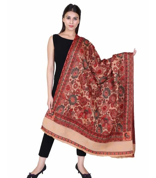 Checkout this latest Shawls
Product Name: *Desinger women shawl for winter*
Fabric: Wool
Pattern: Printed
Net Quantity (N): 1
Accessorize your wardrobe with this beautiful and exclusive woven shawl. This shawl has been carefully woven to give a 
