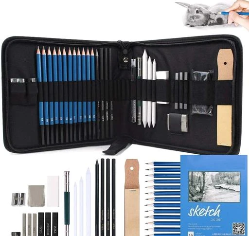 Mtroyaldia 35pcs Drawing and Sketching Pencil Set Professional Sketch  Pencils Set in Zipper Carry Case Art Supplies Drawing Kit with Graphite  Charcoal Sticks Tool Sketch book  Amazonin Home  Kitchen