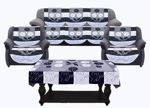Checkout this latest Slipcovers(Sofa,Table Covers)
Product Name: *Bigger Fish 10 pcs sofa cover set with centre table cover 40 x 60 inchi*
Fabric: Cotton
Set: Sofa Set
Shape: 3+1+1
No. of Sofa Seat Covers: 3
No. of Chair Seat Covers: 2
No. of Sofa Back Covers: 3
No. of Chair Back Covers: 2
Print or Pattern Type: Floral
Net Quantity (N): 7
Bigger Fish The beauty of your home with this superior quality Product. This superior-quality Sofa Cover will go with your furniture and enhance the style of your home. Set Contains: PACKAGE CONTAINS: Premium Quality Sofa Cover:1 long back cover for 3 seater sofa, 1 long 3 seater seat cover, 2 back covers, 2 seat covers for single seat sofa and 1 centre table cover 40x 60 Inches
Country of Origin: India
Easy Returns Available In Case Of Any Issue


SKU: 10pcs-table-blackpatta
Supplier Name: SawanHandloom

Code: 094-53945222-9911

Catalog Name: Attractive Slipcovers(Sofa,Table Covers)
CatalogID_13728384
M08-C24-SC2538