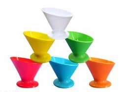 Buy Mehul Small Round Plastic Bowl Set, Microwave Safe Bowl, BPA