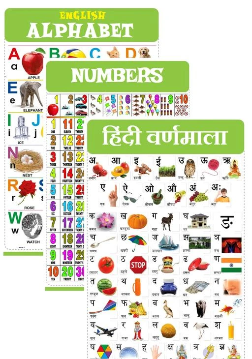 Hindi Alphabets Varnamala Letters with Words हद वरणमल