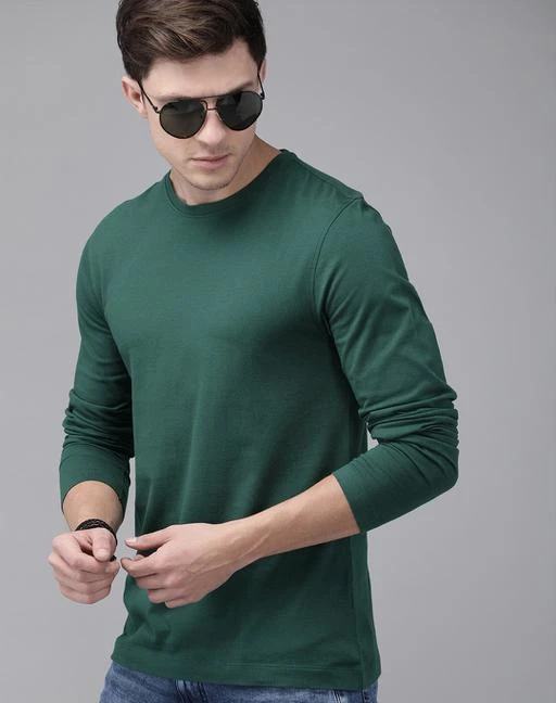 Checkout this latest Tshirts
Product Name: *Trendy Cotton Men's Tshirts*
Fabric: Cotton
Sleeve Length: Long Sleeves
Pattern: Solid
Multipack: 1
Sizes:
L (Chest Size: 42 in, Length Size: 27.5 in) 
XL (Chest Size: 44 in, Length Size: 28 in) 
Easy Returns Available In Case Of Any Issue


Catalog Rating: ★3.8 (16)

Catalog Name: Trendy Cotton Men's Tshirts Vol 1
CatalogID_811721
C70-SC1205
Code: 663-5443332-798