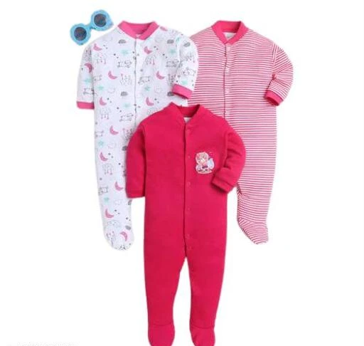 Checkout this latest Onesies & Rompers
Product Name: *100% Cotton Sleep Suit/Onesies/Rompers/Jumpsuit for New Born Boys and Girls Combo Pack*
Fabric: Cotton
Sleeve Length: Long Sleeves
Pattern: Printed
Multipack: 3
Sizes: 
6-9 Months, 9-12 Months, 12-18 Months
Country of Origin: India
Easy Returns Available In Case Of Any Issue


Catalog Rating: ★3.8 (85)

Catalog Name: Agile Fancy Boys Onesies & Rompers
CatalogID_13878938
C59-SC1184
Code: 025-54434369-999