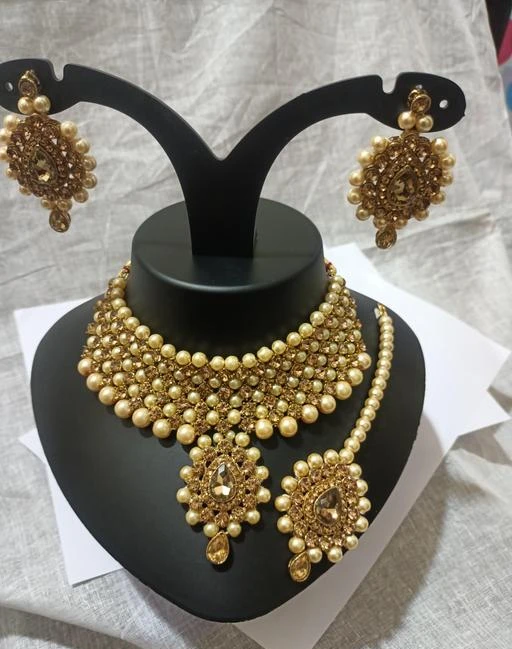 Checkout this latest Jewellery Set
Product Name: *Diva Fusion Jewellery Sets*
Base Metal: Alloy
Plating: Oxidised Gold
Stone Type: Crystals
Type: Choker and Earrings
Multipack: 1
Country of Origin: India
Easy Returns Available In Case Of Any Issue


SKU: LCTCKD N
Supplier Name: Gaazi jewelers

Code: 003-54524055-053

Catalog Name: Diva Fusion Jewellery Sets
CatalogID_13907475
M05-C11-SC1093