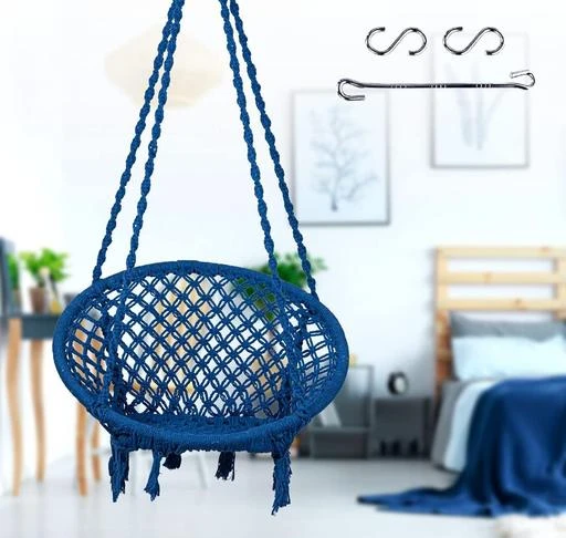 Checkout this latest Hanging Cradle
Product Name: *Swingzy Make in India, Cotton Round Hanging Swing for Adults & Kids 100% Cotton Rope Wooden Swing for Indoor, Outdoor, Home, Balcony, Garden with Free Hanging Accessories (120 kgs Capacity, Blue)  Hanging Cradle *
Cradle Material: Cotton
Product Length: 10 cm
Product Height: 5 cm
Product Breadth: 10 cm
Multipack: 1
Country of Origin: India
Easy Returns Available In Case Of Any Issue


SKU: BlueR+Acc
Supplier Name: AHREE

Code: 7601-54536613-0521

Catalog Name: Elegant Hanging Cradle
CatalogID_13911675
M10-C33-SC2535