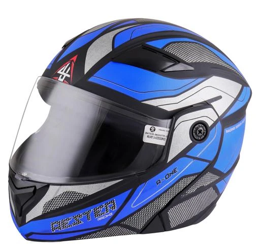 Checkout this latest Motorcycle Helmets
Product Name: *HELMET *
Type: Full Face
Sport Type: Motorsports
Ideal For: Men
Visor: Yes
Inner Shell: Stuffed Inner Padding
Outer Shell: Strong Pvc
Straps: Yes
Adjustments: Manual
Vents: 1
Visor Type: Anti Uv
Visor Color: Natural
Age Group: 14 Years & Above
Net Quantity (N): 1
BIKE HELMET SAFTY DRIVING
Country of Origin: India
Easy Returns Available In Case Of Any Issue


SKU: AESTER DX(BLUE)
Supplier Name: NAMRATA AUTO PLAST

Code: 839-54617959-9921

Catalog Name: Unique Motorcycle Helmets
CatalogID_13937995
M13-C50-SC2723