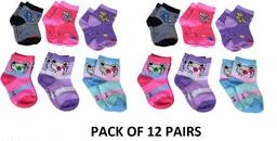SYGA Baby Girl Boy Non Slip Trainer Socks Kids Toddlers Infant Knee Length  Socks Warm and