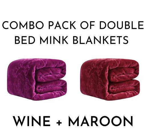 Double bed discount blanket combo offer