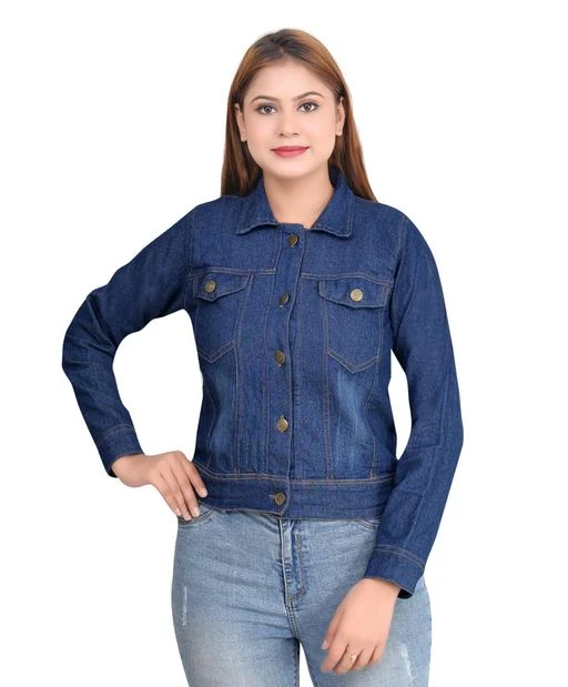 Checkout this latest Jackets
Product Name: *Stylish Ravishing Women Jackets & Waistcoat*
Fabric: Denim
Sleeve Length: Long Sleeves
Pattern: Solid
Multipack: 1
Sizes: 
S (Bust Size: 34 in, Length Size: 21 in) 
M (Bust Size: 36 in, Length Size: 21 in) 
L (Bust Size: 38 in, Length Size: 21 in) 
XL (Bust Size: 40 in, Length Size: 21 in) 
Country of Origin: India
Easy Returns Available In Case Of Any Issue


Catalog Rating: ★4.1 (97)

Catalog Name: Classy Sensational Women Jackets & Waistcoat
CatalogID_14108585
C79-SC1023
Code: 882-55134928-998