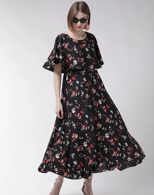 Checkout this latest Dresses
Product Name: *Women's Printed Black Crepe Dress*
Sizes:
S, M, L, XL (Bust Size: 38 in, Length Size: 48 in) 
XXL
Country of Origin: India
Easy Returns Available In Case Of Any Issue


Catalog Rating: ★3.9 (107)

Catalog Name: Free Mask Trendy Feminine Women Dresses
CatalogID_824902
C79-SC1025
Code: 882-5522796-5001