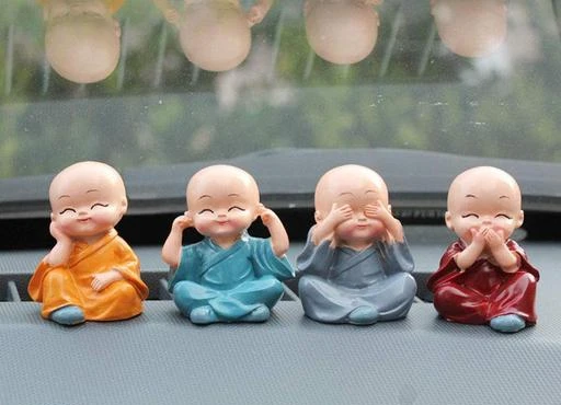 Collectible Figurine Car Dashboard Decors Toy Room Decorate Office