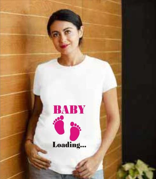 Checkout this latest Tshirts
Product Name: *Baby Loading Maternity Tshirt for Women *
Fabric: Polyester
Sleeve Length: Short Sleeves
Pattern: Printed
Net Quantity (N): 1
Sizes:
XXS, XS, S, M, L, XL, XXL
Baby Loading Tshirt for Women 
Country of Origin: India
Easy Returns Available In Case Of Any Issue


SKU: PG-TS
Supplier Name: Trending Shop

Code: 712-55984804-082

Catalog Name: Trendy Partywear Women Maternity  Tshirts 
CatalogID_14382948
M04-C53-SC1031