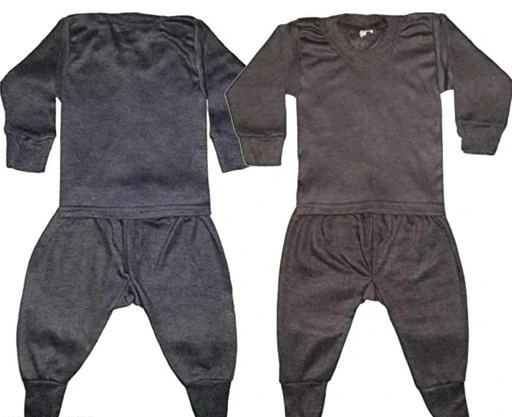 Amacart Baby/Kids Thermal Inner pack of 3 Suit Set, Innerwear Winter Wear  Thermal Full Pants