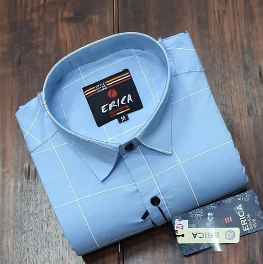 Checkout this latest Shirts
Product Name: *Trendy Graceful Men Shirts*
Fabric: Cotton
Sleeve Length: Long Sleeves
Pattern: Checked
Multipack: 1
Sizes:
M (Chest Size: 40 in, Length Size: 28.5 in) 
Country of Origin: India
Easy Returns Available In Case Of Any Issue


Catalog Rating: ★3.8 (62)

Catalog Name: Trendy Graceful Men Shirts
CatalogID_14436569
C70-SC1206
Code: 884-56150955-9951
