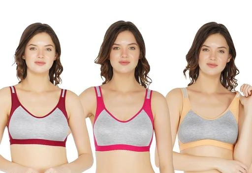 Checkout this latest Sports Bra
Product Name: *SOLID FANCY WOMEN SPORTS BRA FOR GYM*
Coverage: Full
Closure: Slip-on
Print or Pattern Type: Solid
Type: Everyday Bra
FANCY WOMEN SPORTS BRA FOR GYM
Sizes: 
30A (Underbust Size: 30 in, Overbust Size: 30 in) 
32A (Underbust Size: 32 in, Overbust Size: 32 in) 
34A (Underbust Size: 34 in, Overbust Size: 34 in) 
36A (Underbust Size: 36 in, Overbust Size: 36 in) 
38A (Underbust Size: 38 in, Overbust Size: 38 in) 
S (Underbust Size: 30 in, Overbust Size: 30 in) 
M (Underbust Size: 32 in, Overbust Size: 32 in) 
L (Underbust Size: 34 in, Overbust Size: 34 in) 
XL (Underbust Size: 36 in, Overbust Size: 36 in) 
XXL (Underbust Size: 38 in, Overbust Size: 38 in) 
Country of Origin: India
Easy Returns Available In Case Of Any Issue


SKU: SB-MPS-1
Supplier Name: THEOS EXOUSIA TEXTILES

Code: 791-56174380-943

Catalog Name: Fancy Women Sports Bra
CatalogID_14443895
M04-C54-SC1409