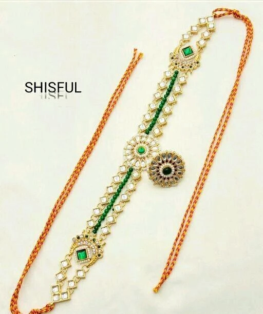 Checkout this latest Maangtika
Product Name: *BEAUTIFUL MAANGTIKA*
Base Metal: Alloy
Plating: Gold Plated
Stone Type: Artificial Stones & Beads
Type: Matha Patti
Multipack: 1
Sizes: Free Size
Country of Origin: India
Easy Returns Available In Case Of Any Issue


SKU: Green Tiko Single
Supplier Name: SHIVAM TRADING

Code: 691-56232286-994

Catalog Name: Twinkling Graceful Maangtika
CatalogID_14462913
M05-C11-SC1100