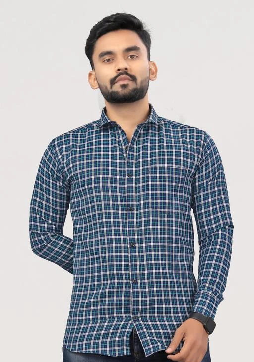Checkout this latest Shirts
Product Name: *Pretty Designer Men Shirts*
Fabric: Cotton
Sleeve Length: Long Sleeves
Pattern: Checked
Multipack: 1
Sizes:
M (Chest Size: 41 in, Length Size: 28 in) 
L (Chest Size: 43 in, Length Size: 29 in) 
XL (Chest Size: 45 in, Length Size: 30 in) 
Country of Origin: India
Easy Returns Available In Case Of Any Issue


Catalog Rating: ★3.8 (4)

Catalog Name: Pretty Designer Men Shirts
CatalogID_14515519
C70-SC1206
Code: 195-56394693-9951