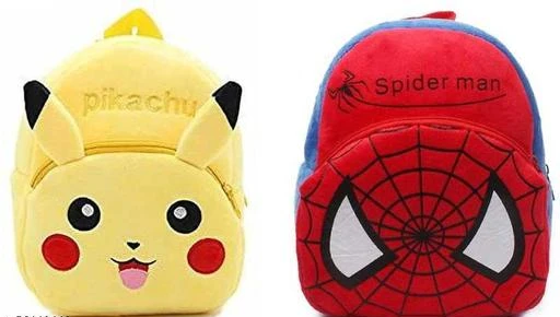 Checkout this latest Bags & Backpacks
Product Name: *Spiderman And Pickachu Bag Soft Material School Bag For Kids Plush Backpack Cartoon Toy | Children's Gifts Boy/Girl/Baby/ Decor School Bag For Kids(Age 2 to 6 Year) and Suitable For Nursery,UKG,NKG Student High Quality School Bag School Bag*
Material: Fabric
Net Quantity (N): 2
kids shoulder Bag for your cute ones which will surely be liked by them and they will love to go to their school with their favorite Bag. Its made of soft plushy fabric. Colours and materials gives a wonderful look Light in weight.
Sizes: 
Free Size (Length Size: 10 cm, Width Size: 1 cm, Height Size: 10 cm) 
Country of Origin: India
Easy Returns Available In Case Of Any Issue


SKU: KBK0001_9
Supplier Name: KAIN BRAND

Code: 232-56441441-999

Catalog Name: Wonderful Kids Bags & Backpacks
CatalogID_14531119
M10-C34-SC1192