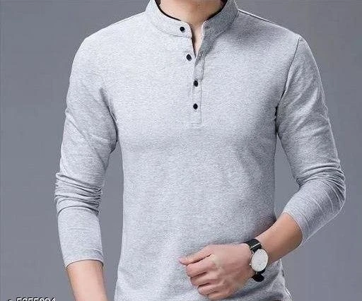 Checkout this latest Tshirts
Product Name: *Trendy Fashionable Men Tshirts*
Fabric: Cotton
Sleeve Length: Long Sleeves
Pattern: Self-Design
Multipack: 1
Sizes:
S, M (Chest Size: 39 in, Length Size: 27 in) 
L (Chest Size: 41 in, Length Size: 28 in) 
XL (Chest Size: 43 in, Length Size: 29 in) 
XXL
Country of Origin: India
Easy Returns Available In Case Of Any Issue


Catalog Rating: ★3.8 (1208)

Catalog Name: Trendy Fashionable Men Tshirts
CatalogID_847425
C70-SC1205
Code: 972-5655034-267