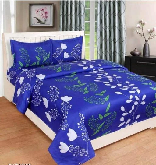 Checkout this latest Bedsheets_500-1000
Product Name: *Trendy Versatile Polycotton 88 x 86  Double Bedsheets*
Fabric: Polycotton
No. Of Pillow Covers: 2
Thread Count: 140
Multipack: Pack Of 1
Sizes:
Queen (Length Size: 88 in Width Size: 86 in Pillow Length Size: 27 in Pillow Width Size: 17 in)
Country of Origin: India
Easy Returns Available In Case Of Any Issue


Catalog Rating: ★3.8 (89)

Catalog Name: Trendy Versatile Polycotton 88 x 86 Double Bedsheets
CatalogID_850921
C53-SC1101
Code: 572-5674393-636