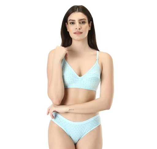 Women's Cotton Lingerie Bra and Panty Sets - Meesho