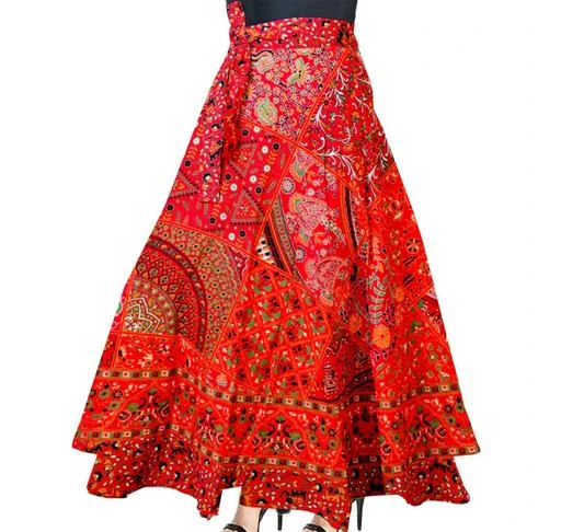Checkout this latest Skirts
Product Name: *Wrap Around Pure Cotton Long skirt*
Fabric: Cotton
Pattern: Printed
Net Quantity (N): 1
Material: pure cotton Beautiful, stylish and cozy skirts from the house , fit type: regular, pattern: block printed Length: 39 inches (Full Length) Pacakage contains: 1 skirt occasion: casual Closure type: belt
Sizes: 
Free Size (Waist Size: 50 in, Length Size: 38 in, Hip Size: 42 in) 
Country of Origin: India
Easy Returns Available In Case Of Any Issue


SKU: Redmirchinepcholrefer
Supplier Name: RADHE COLLECTION

Code: 803-56840732-998

Catalog Name: Trendy Petite Women Ethnic Skirts
CatalogID_14659977
M03-C06-SC1013
.