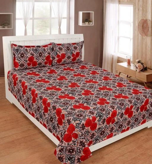 Checkout this latest Bedsheets_500-1000
Product Name: *Trendy Fancy Bedsheet - 88 Inch x 86 Inch*
Fabric: Polycotton
No. Of Pillow Covers: 2
Thread Count: 160
Multipack: Pack Of 1
Sizes:
Queen (Length Size: 88 in Width Size: 86 in Pillow Length Size: 27 in Pillow Width Size: 17 in)
Country of Origin: India
Easy Returns Available In Case Of Any Issue


SKU: (3D) Triple Red Roses
Supplier Name: delight zone

Code: 382-5727102-066

Catalog Name: Trendy Fancy Bedsheet
CatalogID_860322
M08-C24-SC1101