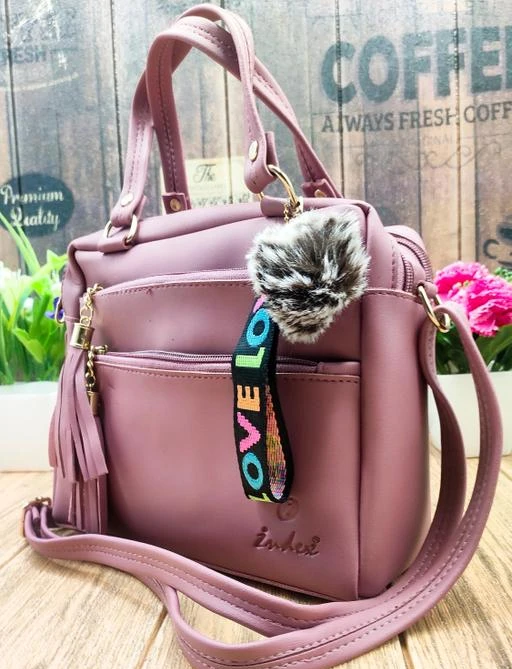 fcity.in Trendy Classic Women Pink Handbag Side Bag Voguish Fashionable