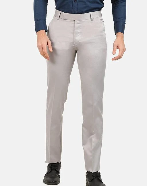 Buy Park Avenue Men Slim Fit Mens PLEATLESS Smart FIT Medium Grey Formal  TrouserPMTX06712G4Medium Grey30 at Amazonin