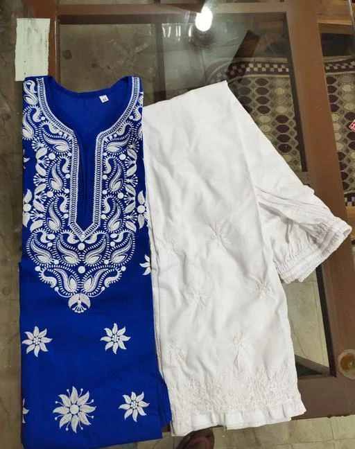 Checkout this latest Kurta Sets
Product Name: *Women Cotton  White Chikankari Palazzos Kurta Set*
Kurta Fabric: Cotton
Bottomwear Fabric: Cotton
Fabric: No Dupatta
Set Type: Kurta With Bottomwear
Bottom Type: Palazzos
Pattern: Embroidered
Multipack: Single
Sizes:
M, L, XL
Easy Returns Available In Case Of Any Issue


SKU: FZKP6
Supplier Name: FZ Enterprises

Code: 856-5750430-4371

Catalog Name: Women Cotton Chikankari Kurta Sets With Palazzos
CatalogID_864652
M03-C04-SC1003