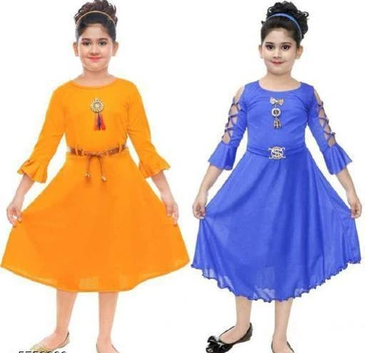 Checkout this latest Frocks & Dresses
Product Name: *Cute Classy Girls Frocks & Dresses*
Sizes:
2-3 Years (Bust Size: 20 in) 
3-4 Years (Bust Size: 22 in) 
4-5 Years (Bust Size: 24 in) 
5-6 Years (Bust Size: 26 in) 
6-7 Years (Bust Size: 28 in) 
7-8 Years (Bust Size: 30 in) 
8-9 Years (Bust Size: 30 in) 
9-10 Years (Bust Size: 32 in) 
Easy Returns Available In Case Of Any Issue


Catalog Rating: ★4.3 (13)

Catalog Name: Cute Classy Girls Frocks & Dresses
CatalogID_865117
C62-SC1141
Code: 034-5752889-0111