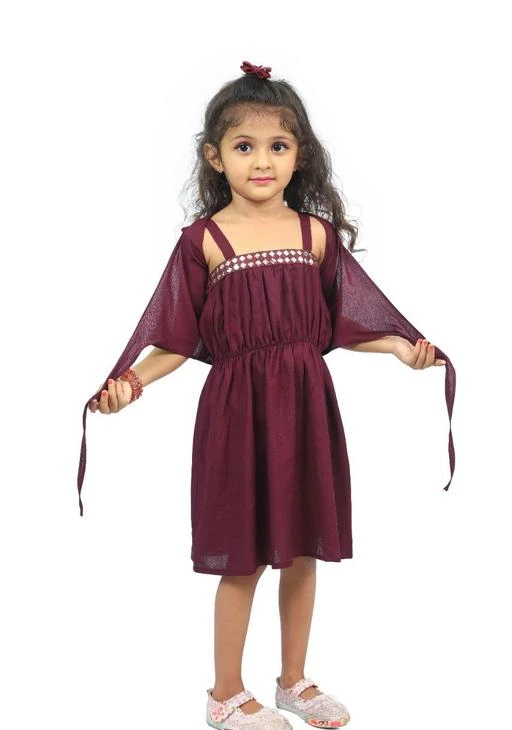 Checkout this latest Frocks & Dresses
Product Name: *Flawsome Funky Girls Frocks & Dresses*
Fabric: Rayon
Sleeve Length: Sleeveless
Pattern: Solid
Net Quantity (N): Single
Sizes:
1-2 Years, 3-4 Years, 5-6 Years, 7-8 Years
Top Fabric:REYON WITH COTTON MIRROR LACE.   +Year 1-2 + Top Length: 20 Chest 20 Waist Size 19.5+Year 3-4 + Top Length: 22 Chest 22.5 Waist Size 22 +Year 5-6 + Top Length: 24 Chest 24 Waist Size 23 +Year 7-8 + Top Length: 26 Chest 25 Waist Size 24  Fabric Details :- REYON WITH COTTON MIRROR LACE. : Solid Multipack: Single material directly from manufacturer-stylish,trendy & unique!Latest design in Women & Girls ethnicwear multipurpose collection,customers will love our light-weight multicolored fabric.Can be worn in Casual,Traditional,Festival,Ceremony,Wedding,Evening or Ethnic setting.Appreciated for best attributes like color finishing, high durability & smooth texture,its loved in South, North & all-India. Country of Origin: India
Country of Origin: India
Easy Returns Available In Case Of Any Issue


SKU: PETI COAT WITH COTY WINE
Supplier Name: HENIL ENTERPRISE

Code: 623-57642550-007

Catalog Name: Flawsome Funky Girls Frocks & Dresses
CatalogID_14912143
M10-C32-SC1141