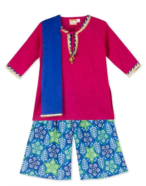 Clothing Sets
Modern Funky Girls Top & Bottom Sets With Dupatta
Top Fabric: Cotton
Bottom Fabric: Cotton
Dupatta Fabric: Cotton
Sleeve Length: Three-Quarter Sleeves
Bottom Pattern: Printed
Multipack: Single
Type : Top Bottom & Dupatta 
Sizes: 
4-5 Years 5-6 Years 1-2 Years 8-9 Years 3-4 Years 6-12 Months 6-7 Years 7-8 Years 9-10 Years 2-3 Years
Country of Origin: India
Sizes Available: 

SKU: K19EG478PI66
Supplier Name: one-life

Code: 645-5787160-8361

Catalog Name: Modern Funky Girls Top & Bottom Sets
CatalogID_871358
M10-C32-SC1147