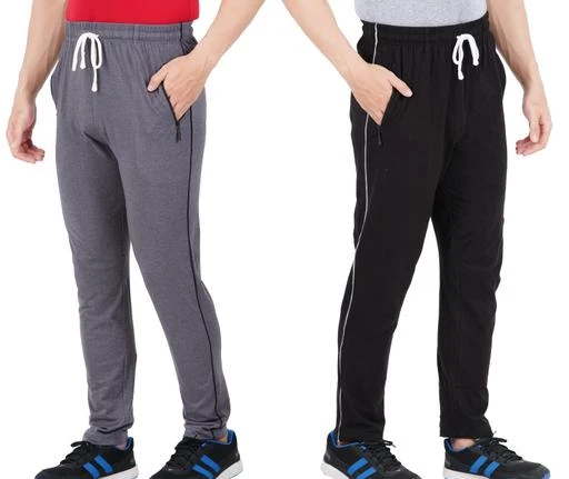 Checkout this latest Track Pants
Product Name: *GUIDE Casual Men's Track pant Combo (Pack of 2)*
Fabric: Cotton
Pattern: Solid
100% PREMIUM COTTON FOR BETTER COMFORT , NO COLOR FADE, PERFECT FIT FOR ACTIVE LIFE , CONTRAST COLOURS FOR FASHIONABLE LOOK , SPECIALLY TREATED FABRIC FOR COMFORT FEEL AND DURABILITY, WIDER WAIST BAND FOR PERFECT GRIP,BOTH SIDE ZIP POCKETS.
Sizes: 
30 (Waist Size: 30 in, Length Size: 36 in, Hip Size: 39 in) 
32 (Waist Size: 32 in, Length Size: 38 in, Hip Size: 41 in) 
34 (Waist Size: 34 in, Length Size: 40 in, Hip Size: 43 in) 
36 (Waist Size: 36 in, Length Size: 42 in, Hip Size: 45 in) 
38 (Waist Size: 38 in, Length Size: 43 in, Hip Size: 47 in) 
40 (Waist Size: 40 in, Length Size: 44 in, Hip Size: 49 in) 
42 (Waist Size: 42 in, Length Size: 44 in, Hip Size: 51 in) 
Country of Origin: India
Easy Returns Available In Case Of Any Issue


SKU: GF_44_PAN_BLK_GRY
Supplier Name: Guide Fashion

Code: 916-58023295-9951

Catalog Name: Elegant Unique Men Track Pants
CatalogID_15036610
M06-C15-SC1214