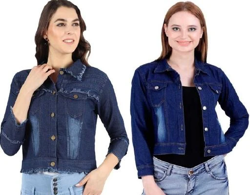 Checkout this latest Jackets
Product Name: *Combo Womens Denim Jackets *
Fabric: Denim
Multipack: 1
Sizes: 
S (Bust Size: 36 in, Length Size: 26 in) 
L (Bust Size: 40 in, Length Size: 26 in) 
Country of Origin: India
Easy Returns Available In Case Of Any Issue


Catalog Rating: ★4 (74)

Catalog Name: Classic Sensational Women Jackets & Waistcoat
CatalogID_15047500
C79-SC1023
Code: 255-58053211-999