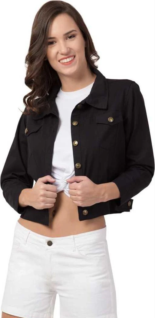Checkout this latest Jackets
Product Name: *Fancy Graceful Black Women Jackets*
Fabric: Denim
Sleeve Length: Long Sleeves
Pattern: Solid
Net Quantity (N): 1
Sizes: 
S (Bust Size: 32 in, Length Size: 20 in) 
L (Bust Size: 35 in, Length Size: 20 in) 
Look and Feel your Absolute best in this beautiful women Jacket apex create an absolute style high by going with this master piece in combination with a killer show and trendy
Country of Origin: India
Easy Returns Available In Case Of Any Issue


SKU: Black_Jacket_Combo
Supplier Name: Apex Traders

Code: 942-58173696-943

Catalog Name: Fancy Fabulous Women Jackets & Waistcoat
CatalogID_15088569
M04-C07-SC1023