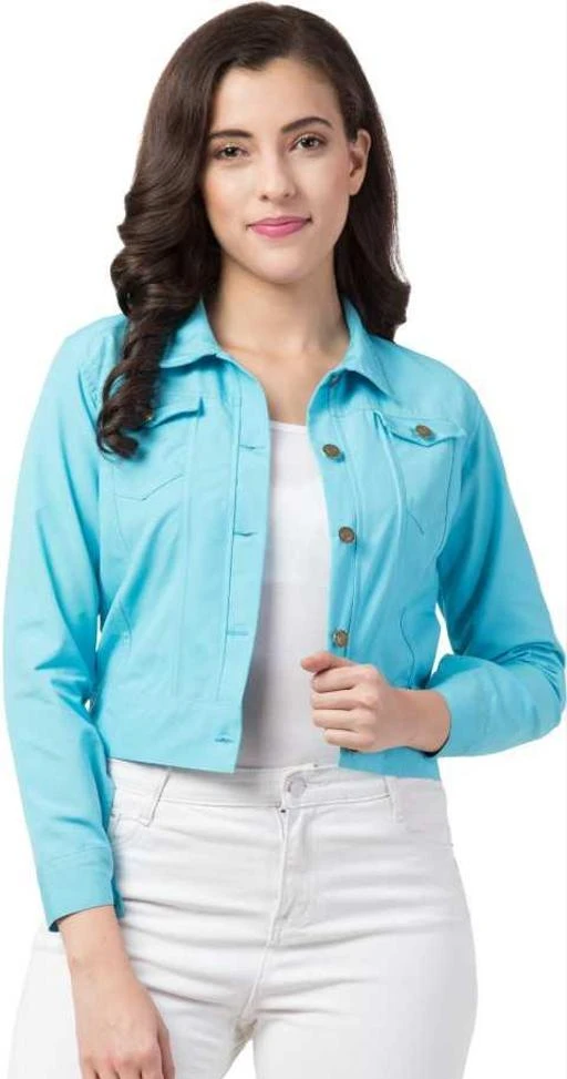 Checkout this latest Jackets
Product Name: *Classic Elegant Women Jackets & Waistcoat*
Fabric: Denim
Sleeve Length: Three-Quarter Sleeves
Pattern: Solid
Net Quantity (N): 1
Sizes: 
S (Bust Size: 36 in, Length Size: 21 in, Waist Size: 34 in, Shoulder Size: 14 in) 
M (Bust Size: 38 in, Length Size: 21 in, Waist Size: 36 in, Shoulder Size: 14 in) 
L (Bust Size: 40 in, Length Size: 21 in, Waist Size: 38 in, Shoulder Size: 15 in) 
XL (Bust Size: 42 in, Length Size: 21 in, Waist Size: 40 in, Shoulder Size: 16 in) 
Denim Jacket Women garment which amalgamates contemporary fashion with your unique style Presents Exclusive Range Of Denim Jacket With Beautiful Button In Front.. Mix Of Western, Formal And Casual Wear.. This Is A Jacket Which Can Be Matched With Formals And Casuals Both Jacket Is Good To Wear In All Seasons Too.. Add This Jacket To Your Wardrobe And Match It With Different Colors Of Shirts/Tshirts Or Inners To Enhance The Look ALL DAY COMFORT. Crafted from a premium mix of materials to create a classic denim jacket with a unique feel. Guaranteed to provide all day comfort while looking stylish. FUNCTIONAL STYLE. Made with a Cotton blend, this stretch denim jacket is designed with style and function in mind. Wear it out to lunch with friends or dress it up for date night, this essential staple can be worn for many occasions.Product Description 
Country of Origin: India
Easy Returns Available In Case Of Any Issue


SKU: gVlsDtIK
Supplier Name: M S HANDLOOM

Code: 912-58209483-903

Catalog Name: Trendy Designer Women Jackets & Waistcoat
CatalogID_15099652
M04-C07-SC1023